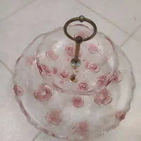 یه عدد شیرینی خوری  گل صورتی