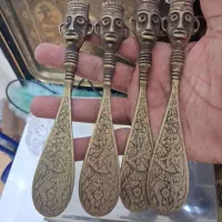 پاشنه کش برنجی قلم برزخی کمیاب و کلکسیونی