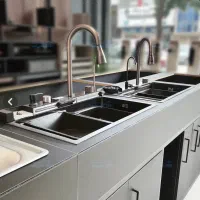 سینک ظرفشویی آبشاری پیانویی ۵کلید هایشین ایمانی