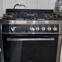 اجاق گاز طرح فر صفحه شیشه