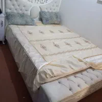 فروش فوری سرویس خواب سفید شیک و سلطنتی کامل