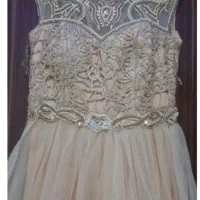 لباس مجلسی نباتی رنگ