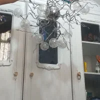 لوستر سقفی. با چراغ