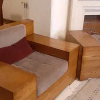 ست مبل راحتی و میز ناهارخوری و میز تلوزیون