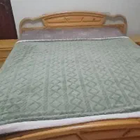 تختخواب ۲نفره همراه ۲عدد پاتختی بدون تشک