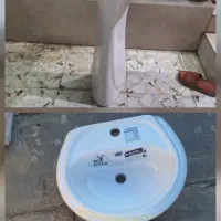 روشویی تمیز و نو ترمیم شده