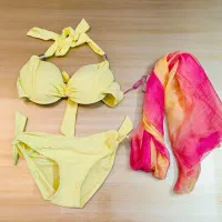 مایو کاپدار خارجی زنانه و بچگانه و ست باشگاهی