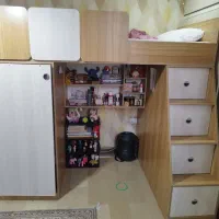 تخت و کمد کمجا دوطبقه