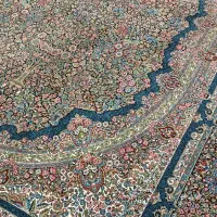 فرش جفت ( ۹ متری . نقشه کرمان) تماماً نخ