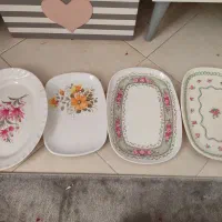 4عدد دیس قدیمی مادربزرگی ملامین ملامینه