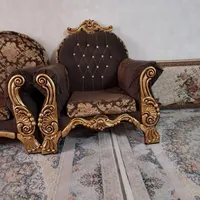 مبل ۷ نفره کار کرده سالم|مبلمان خانگی و میز عسلی|تهران, اسفندیاری|دیوار