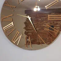 ساعت آیینه ایی برنز