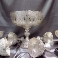 خرید و فروش ظروف نقره ظرف قاشق و آینه شمندان نقره