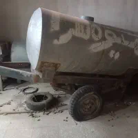 فروش تانک آب ۲۵۰۰ لیتری روی شاسی با ورق ضخیم