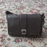 کیف چرم قهوه ای