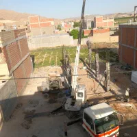 بتن ریزی بادستگاه خلاطه
