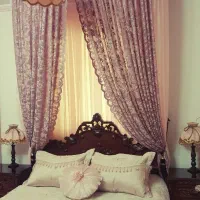 پرده و ست رو تختی دو نفره برند تاچ ترکیه