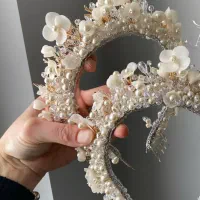 گلساز- گلسر و تاج عروس- گل پارچه ای و تزیینات لباس