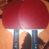 دو عدد دسته پینگ پنگ و یک کفش استوک