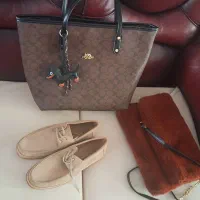 کیف کوچ خارجی سایز بزرگ و کفش هر سه نونو