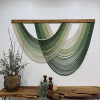 آموزش حضوری مکرومه بافی وثبت سفارش انواع مکرومه