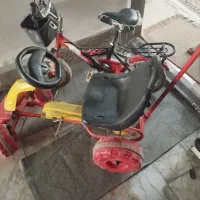 دوچرخه و ماشین بازی دسته دار