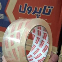 چسب پهن قرمز تاپ رول ۵ سانت ۹۰ یارد قیمت عمده