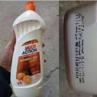 مایع ظرفشویی شیشه شور سفید کننده پودر دستی ۵ رب