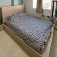 تخت دو نفره تمام چوب
