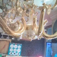 لوسترهای آویز تمام آب طلا18عیار برنجی خاص