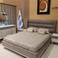 سری خواب دونفره تخت خواب میز آرایش پاتختی