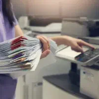 پرینت رنگی سیاه و سفید کپی آگهی ترحیم اعلامیه سریع