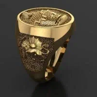 انگشتر های مسی آبکاری شده