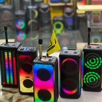 اسپیکر بلوتوثی پارتی باکس میکروفون دار+گارانتی