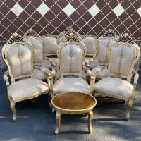 مبل استیل9نفره تاجدارکلاسیک مدل*(قلبی)*