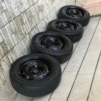 رینگ فولادی سایز15 با لاستیک
