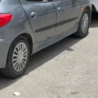 رینگ و لاستیک۱۴مخصوص ۲۰۶با قالپاق اسپرت