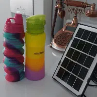 قمقمه آب سیلیکونی جنس خیلی خوب