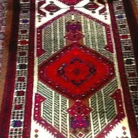 فرش دستباف قالیچه کناره باطرح ترنج