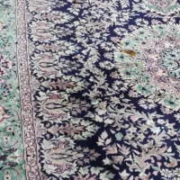 فرش ۹متری سبز رنگ وفرش ترکیه صورتی سالم درحدنو
