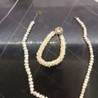 گردنبند و دستبند مروارید اصل
