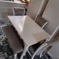 نهار خوری ۵ نفره چوبی