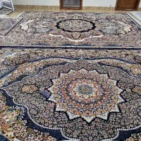 فرش ۱۲متری با یدونه ۹ متری با قالیچه و پادری