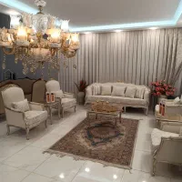 مبلمان کوئین فرانسوی ۳گل