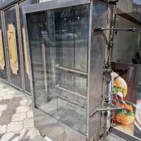 دستگاه مرغ بریان و پاچینی ۶ سیخ