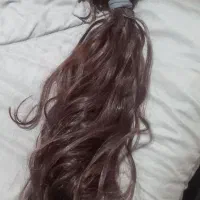 موی طبیعی ۶۰ سانت رنگ قهوه ای