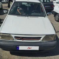 پراید86سفید دوگانه دست
