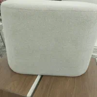 پاف تدی رنگ کرم استخونی سالم درحد نو