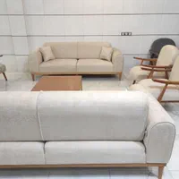 مبلمان،مبل راحتی مینیمال سفید کد 2