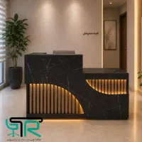 میز کارمند هایگلاس الدار دفتر اداری شرکت مبل کانتر